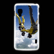 Coque LG L5 2 Parachutiste en chute libre à l'envers 5