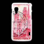 Coque LG L5 2 Timbre 1957 Cathédrale de Rouen