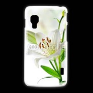 Coque LG L5 2 Fleurs de Lys blanc