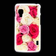 Coque LG L5 2 Fond de roses 5