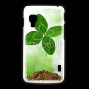 Coque LG L5 2 Trèfle à 4 feuilles 2