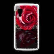 Coque LG L5 2 Belle rose Rouge 10