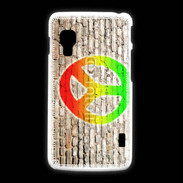 Coque LG L5 2 Peace and love graffiti