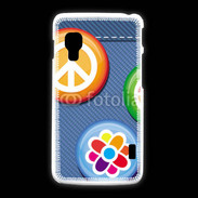 Coque LG L5 2 Hippies jean's