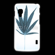 Coque LG L5 2 Marijuana en bleu et blanc