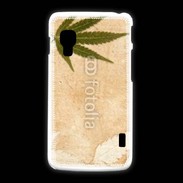 Coque LG L5 2 Fond cannabis vintage