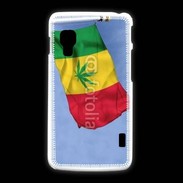 Coque LG L5 2 Drapeau cannabis 2