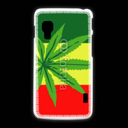 Coque LG L5 2 Drapeau reggae cannabis