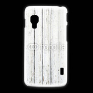 Coque LG L5 2 Aspect bois blanc vieilli