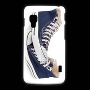 Coque LG L5 2 Paire de converse bleue