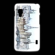 Coque LG L5 2 Vintage Paris en dessin 2
