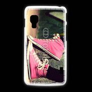 Coque LG L5 2 Converses roses vintage