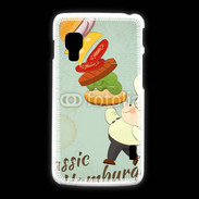 Coque LG L5 2 Hamburger vintage