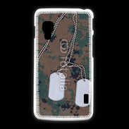 Coque LG L5 2 plaque d'identité soldat américain