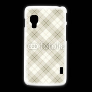 Coque LG L5 2 Effet écossais beige clair