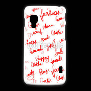 Coque LG L5 2 Fashion mots