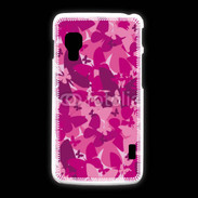 Coque LG L5 2 Papillon rose