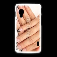 Coque LG L5 2 faux ongles et vernis à ongles 1