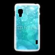 Coque LG L5 2 Fond bulles bleus