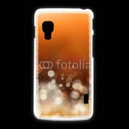 Coque LG L5 2 Fond bulles ocres