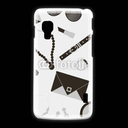 Coque LG L5 2 Fond fashion noir et blanc