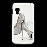 Coque LG L5 2 Escarpins strass argent
