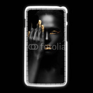 Coque LG L5 2 Fashion en noir et or