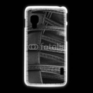 Coque LG L5 2 lacets cuir