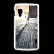 Coque LG L5 2 Voilier au couché du soleil