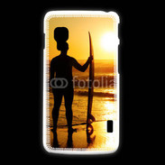 Coque LG L5 2 Surfer couché de soleil