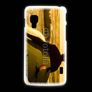 Coque LG L5 2 Surfer à la tombée de la nuit