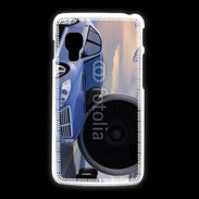 Coque LG L5 2 Voiture de luxe devant jet privé 1