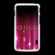 Coque LG L5 2 Rideau rose à strass