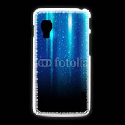 Coque LG L5 2 Rideau bleu à strass