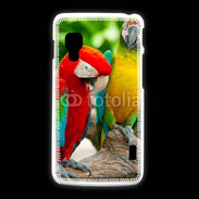 Coque LG L5 2 Couple de perroquets