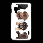 Coque LG L5 2 Alignement de petits chiens