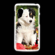 Coque LG L5 2 Adorable chiot Border collie