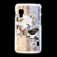 Coque LG L5 2 Bulldog français nain