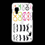 Coque LG L5 2 Lunette et moustache 5