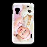 Coque LG L5 2 Sourire de bébé en rose