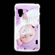 Coque LG L5 2 Amour de bébé en violet