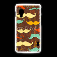 Coque LG L5 2 Fond en moustache