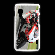 Coque LG L5 2 Moto sur circuit