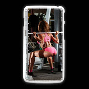 Coque LG L5 2 Musculation féminine 3
