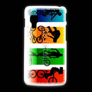 Coque LG L5 2 Figures en BMX 