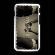 Coque LG L5 2 Femme et menottes