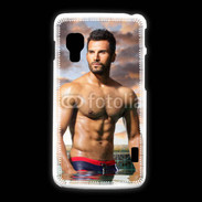 Coque LG L5 2 Brun ténébreux 1