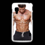 Coque LG L5 2 Brun musclé 1