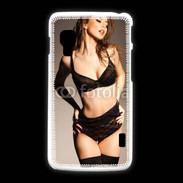Coque LG L5 2 Femme sexy en lingerie noire
