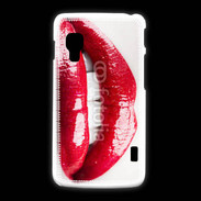 Coque LG L5 2 Bouche sexy gloss rouge